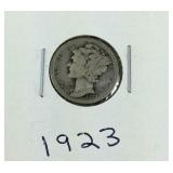 1923 Mercury Dime