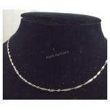 925 Sterling 17" Twist Style Necklace