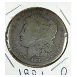 1881 O Morgan Dollar