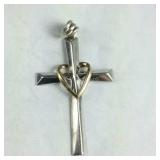 10 Kt Gold 925 Sterling Large 1.75"