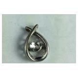 925 Sterling CZ Pendant