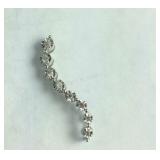 .15 CTW Natural Diamond Journey Pendant 925