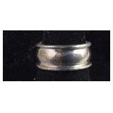 Sterling Silver 925 Band, 5.5 grams, size 5.5