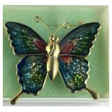 Costume Butterfly Pin / Brooch