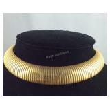 Costume Heavy Gold color  Plated Chocker Necklace,