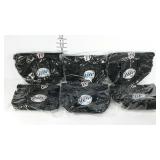 Six nylon Washington Nationals/Miller Lite lunch