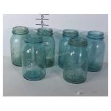 6 1Qt. Ball Perfect Mason Jars, No Lids