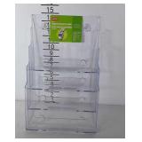 Staples 4 Tier Magazine/ Literature Holder