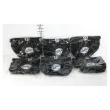 Six nylon Washington Nationals/Miller Lite lunch