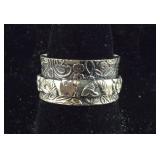 Size 7 Sterling silver spinner ring 4.5g