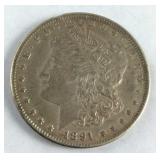 1891 Morgan Dollar