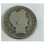 1902-O Barber Half Dollar
