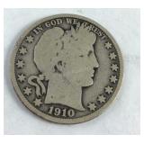 1910 Barber Half Dollar