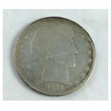 1911-D Barber Half Dollar