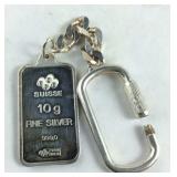.999 Bar & 925 SUISSE 10 gram Silver Bar in