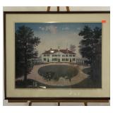 Micheal Delacroix Mount Vernon print, nicely