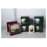 Thomas Kinkade lot: 4 mugs in original boxes with