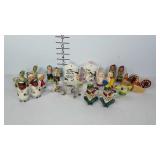 Salt and pepper shaker collection, one dozen sets
