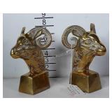 Set of Brass Hollywood Regency Ram