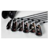 Palm Springs Visa golf clubs, irons and 15 and 18