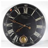 Decor wall clock, battery operated, 29" across