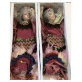Two Golden Keepsakes dolls Native American