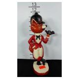 Cast iron fox hunt door stop