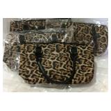 Four new animal print cooler style bags