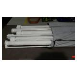 Six retractable mesh safety gates.