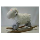 Long haired rocking sheep. Some chew marks on