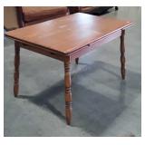 Maple Draw Leaf Kitchenette Table, 32x48", gouge