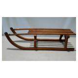 Old fashioned DAVOS snow sled.