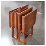 TV Trays with Stand pine wood made, seller code