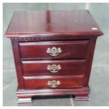 Pair of Bedside 2 Drawer Nightstands, Mahogany