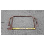 Heavy Duty Hacksaw, steel pipe frame made, 2 man