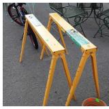 Pair of metal Folding Saw Horses