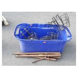 Planters Group, 10 planter basket holders, plus