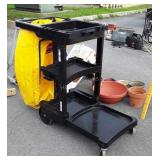 Rubbermaid commercial house keepers utility cart