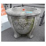 Concrete Planter Pot, has hairline but still very