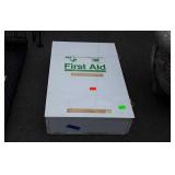 First Aid wall mount Cabinet with few supplies,