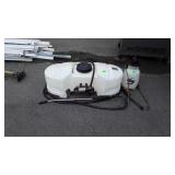 Sprayers, 15 gallon with battery operated pump,