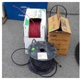 Cable and Wire, 2 are coax, other is 16-2