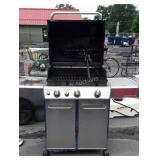 Weber Grill, 4 burner with side burner also, used