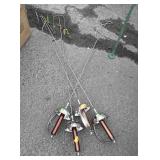 Set of 4 Campfire Sword style Roasting Forks