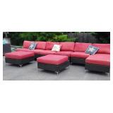 6pc Outdoor Or Sunroom Set, All weather wicker