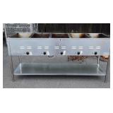 Servit Commercial 5 bay Steamer Server. Non