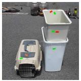 Small animal pet carrier, 2 kitchen type waste