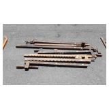 7-Early wood Cabinet Makers Bar Clamps, nice