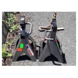Set of 3-ton Jack Stands by Pittsburgh Tools,