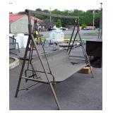 Swing, lawn type, aluminum "A" framed mesh 66"